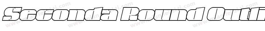 Seconda Round Outlin字体转换